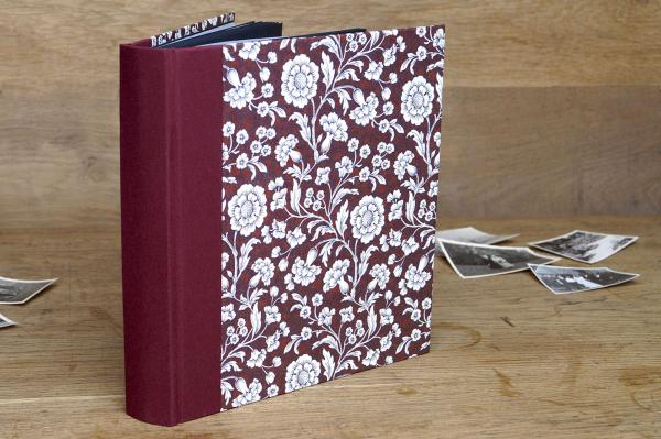 Wine red photo album grandparents grandma grandpa godparent gift